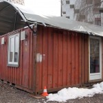 Un container en hiver, une solution d'hébergement?